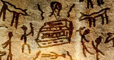 Ever notice cave paintings look EXACTLY like kid's artwork? Weird...
