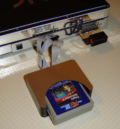 The cartridge is almost as thick as the laptop!